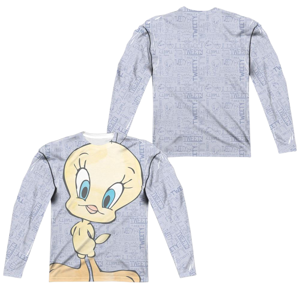 Looney Tunes Tweety Girl Men's All-Over Print T-Shirt Men's All-Over Print Long Sleeve Looney Tunes