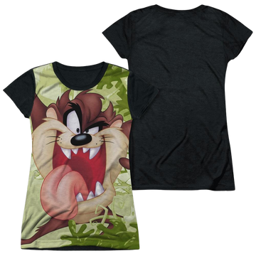 Looney Tunes Taz juniors black back t-shirt
