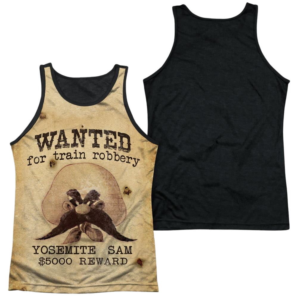 Looney Tunes Wanted Men's Black Back Tank Men's Black Back Tank Looney Tunes