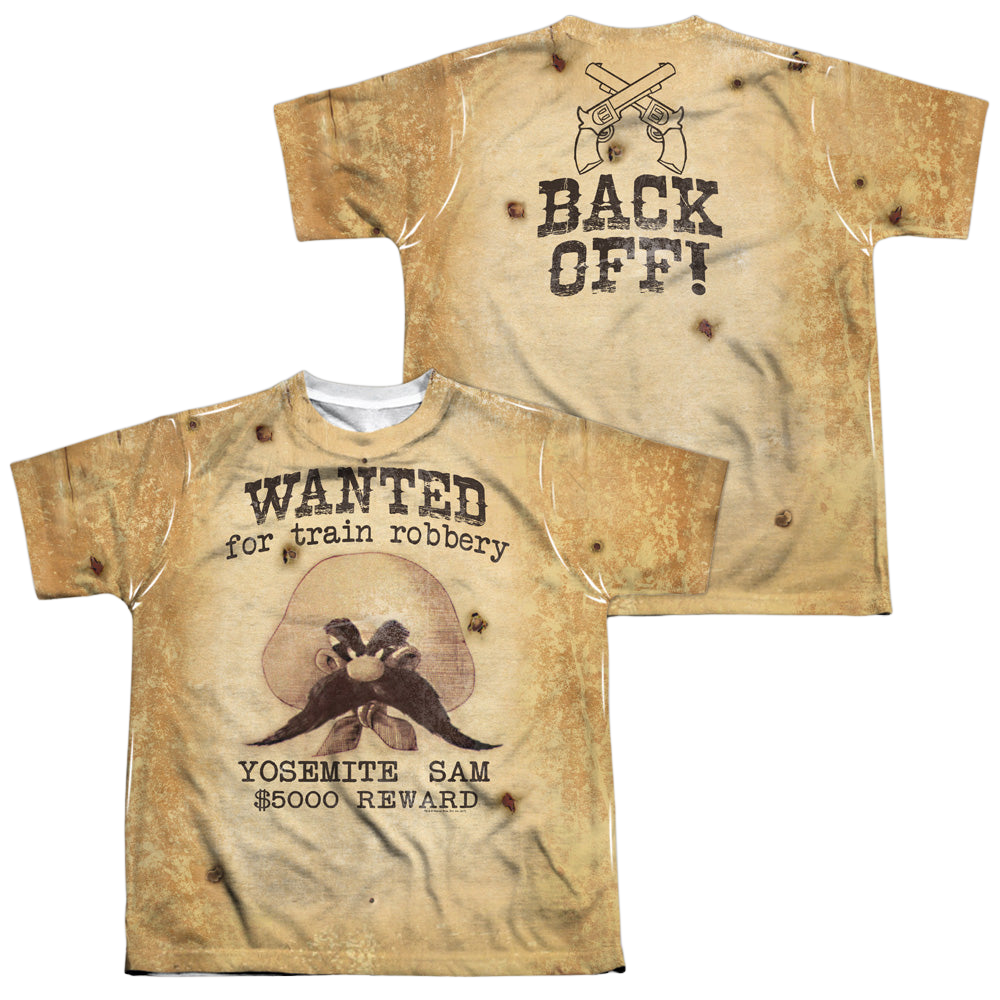 Looney Tunes Wanted (Front/Back Print) - Youth All-Over Print T-Shirt Youth All-Over Print T-Shirt (Ages 8-12) Looney Tunes