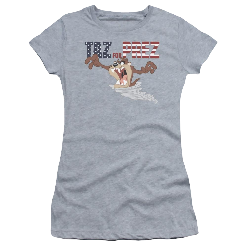 Looney Tunes Taz For Prez 3 Juniors T-Shirt Juniors T-Shirt Looney Tunes
