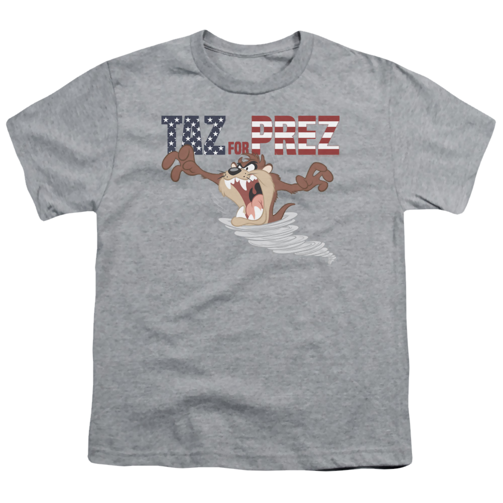 Looney Tunes Taz For Prez 3 - Youth T-Shirt Youth T-Shirt (Ages 8-12) Looney Tunes