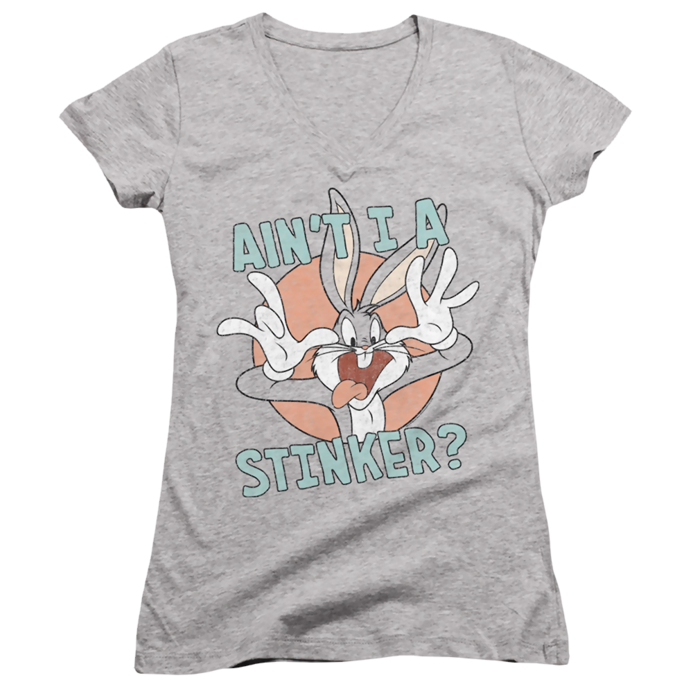 Looney Tunes Aint I A Stinker - Juniors V-Neck T-Shirt Juniors V-Neck T-Shirt Looney Tunes