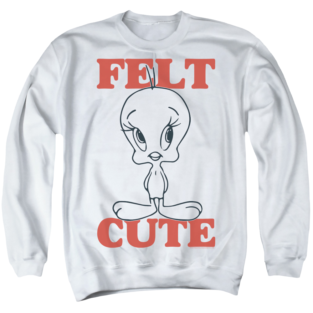 Looney Tunes Felt Cute - Men's Crewneck Sweatshirt Men's Crewneck Sweatshirt Looney Tunes