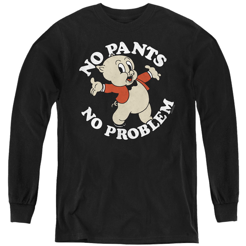 Looney Tunes No Pants - Youth Long Sleeve T-Shirt Youth Long Sleeve T-Shirt Looney Tunes
