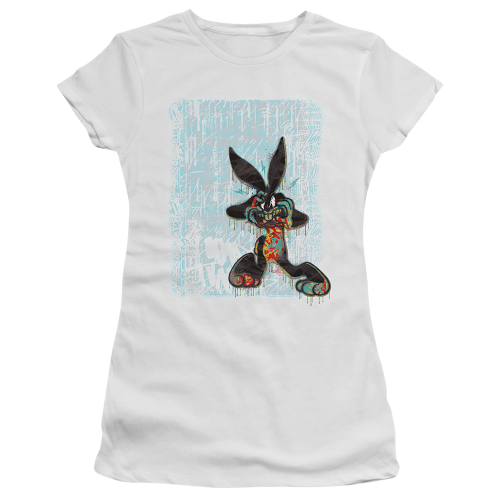 Looney Tunes Graffiti Rabbit - Juniors T-Shirt Juniors T-Shirt Looney Tunes