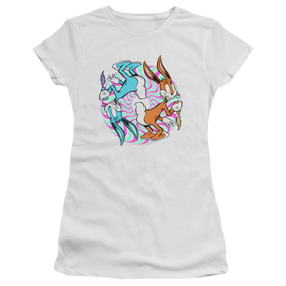 Looney Tunes Wacky Wabbit - Juniors T-Shirt Juniors T-Shirt Looney Tunes