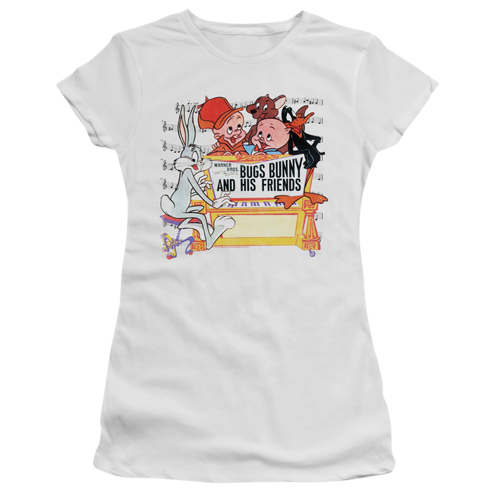 Looney Tunes Bugs And Friends - Juniors T-Shirt Juniors T-Shirt Looney Tunes