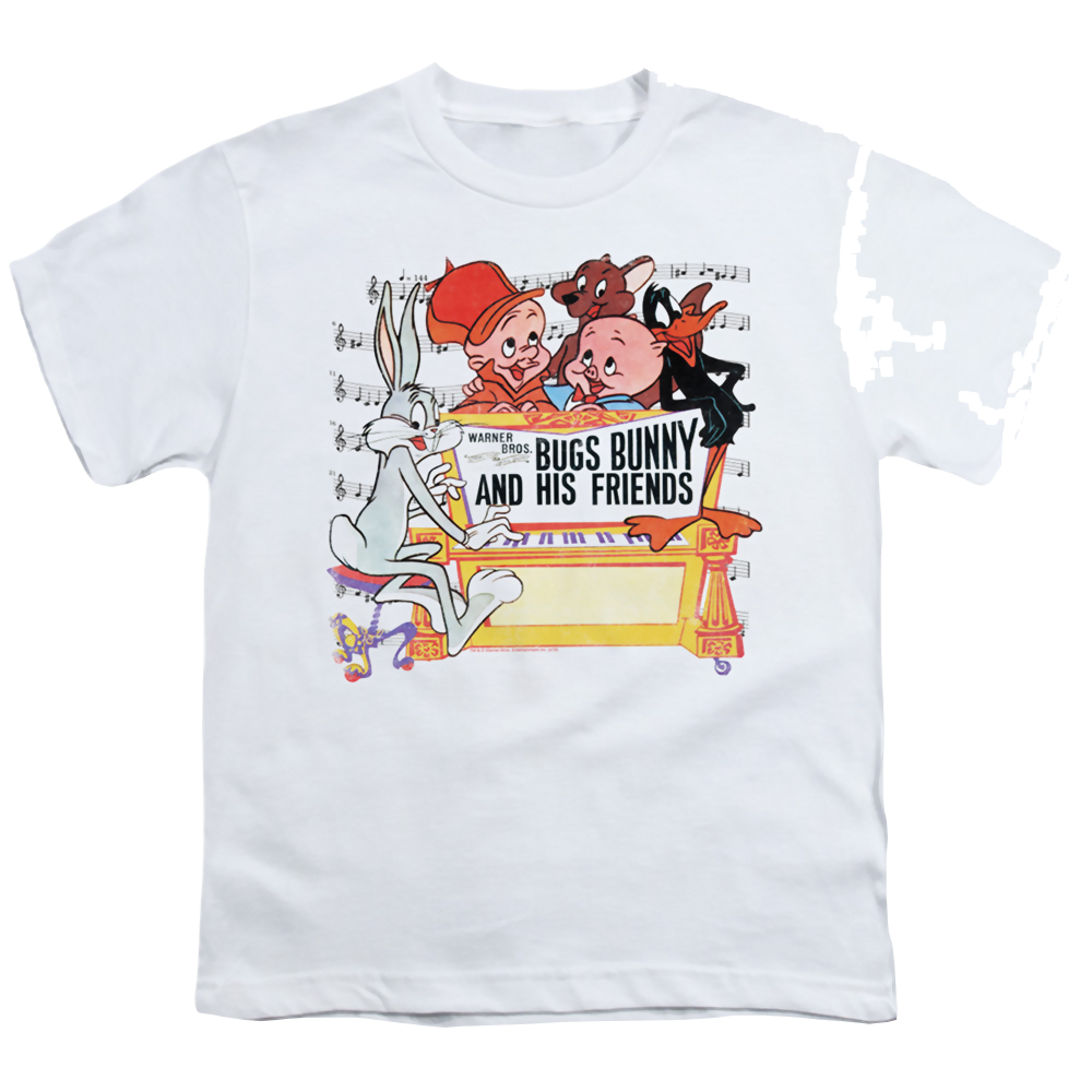 Looney Tunes Bugs And Friends - Youth T-Shirt Youth T-Shirt (Ages 8-12) Looney Tunes