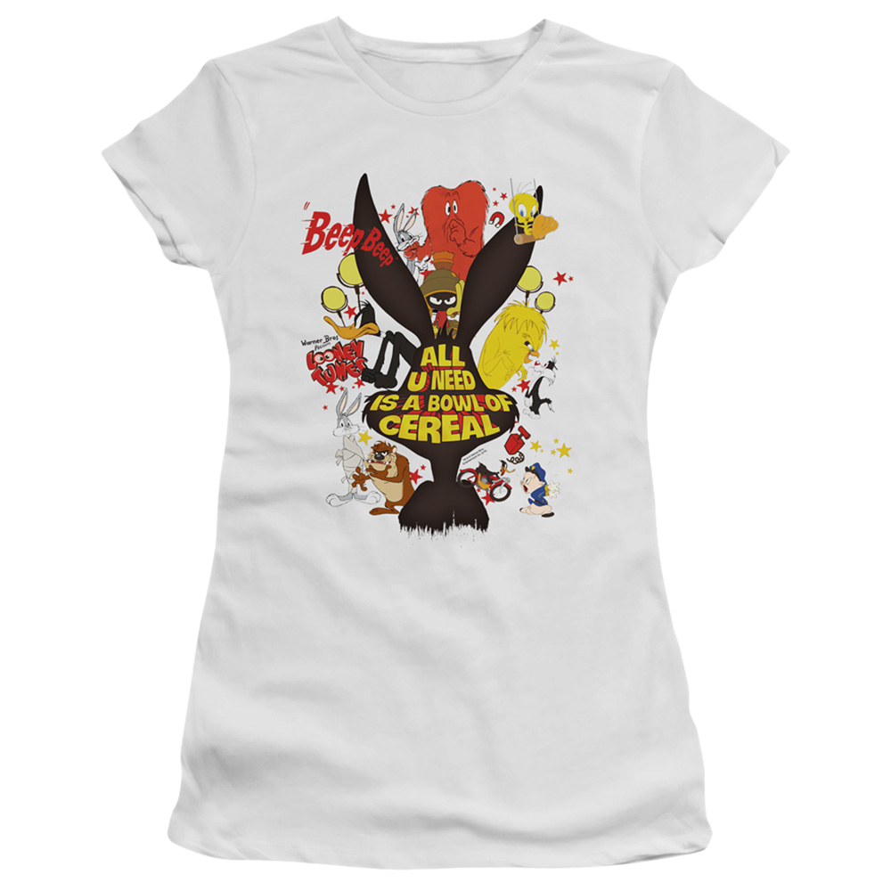 Looney Tunes Cereal - Juniors T-Shirt Juniors T-Shirt Looney Tunes