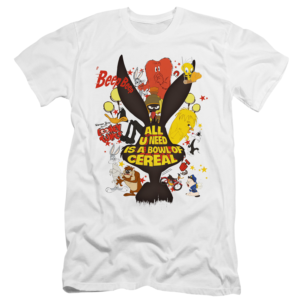 Looney Tunes Cereal - Men's Premium Slim Fit T-Shirt Men's Premium Slim Fit T-Shirt Looney Tunes