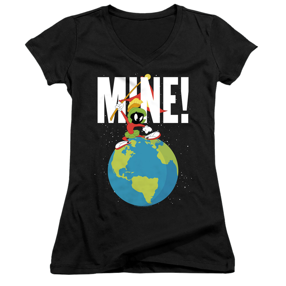 Looney Tunes Mine - Juniors V-Neck T-Shirt Juniors V-Neck T-Shirt Looney Tunes