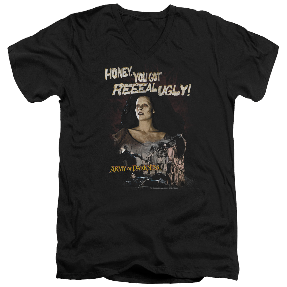 Army Of Darkness Reeeal Ugly! - Men's V-Neck T-Shirt Men's V-Neck T-Shirt Army of Darkness