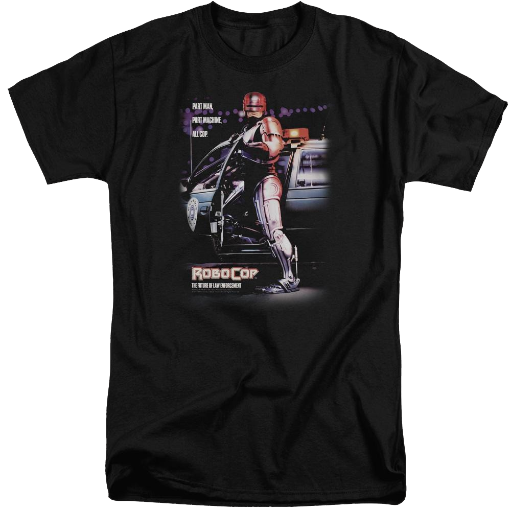 Robocop Poster Men's Tall Fit T-Shirt Men's Tall Fit T-Shirt Robocop
