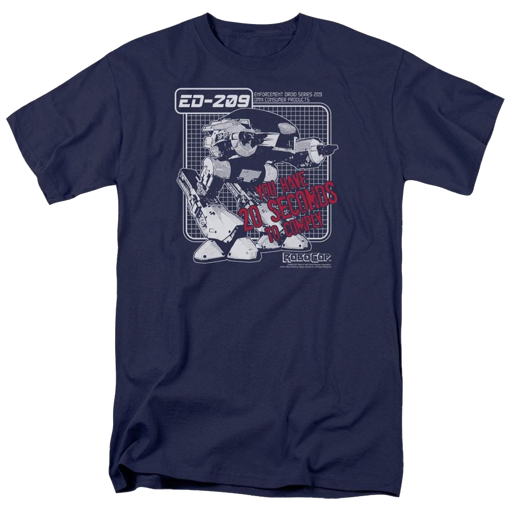 Robocop Ed 209 Men's Regular Fit T-Shirt Men's Regular Fit T-Shirt Robocop