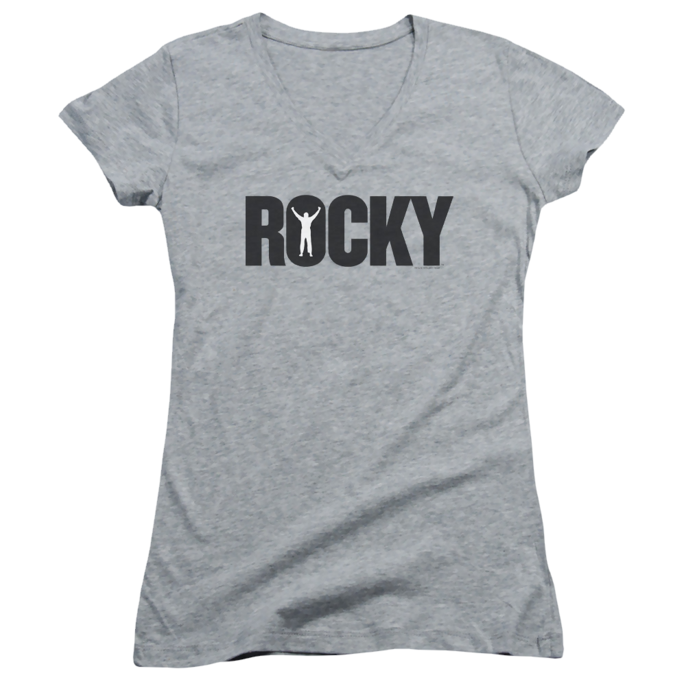 Rocky Logo - Juniors V-Neck T-Shirt Juniors V-Neck T-Shirt Rocky