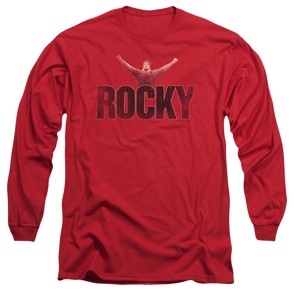 Rocky Victory Distressed - Men's Long Sleeve T-Shirt Men's Long Sleeve T-Shirt Rocky