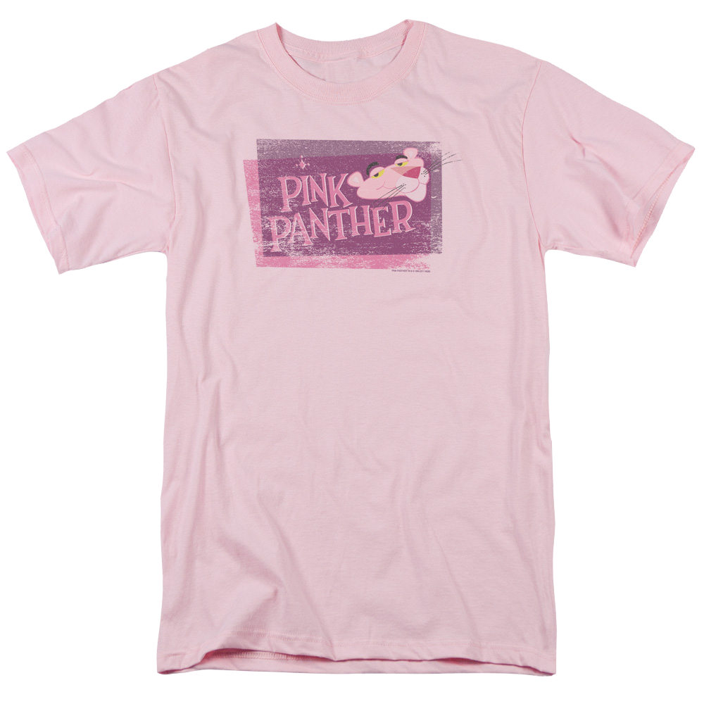 Pink Panther Distressed Men's Regular Fit T-Shirt Men's Regular Fit T-Shirt Pink Panther