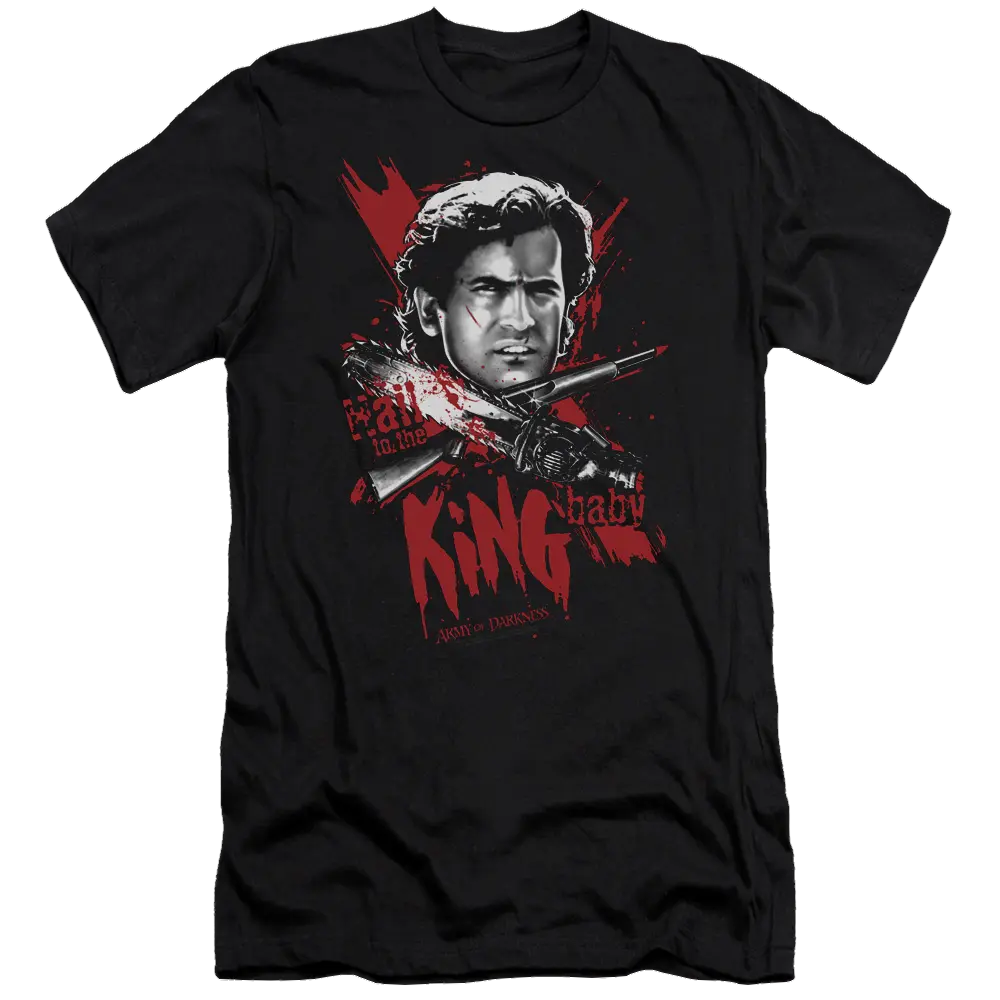 Army Of Darkness Hail To The King - Men's Premium Slim Fit T-Shirt Army of Darkness