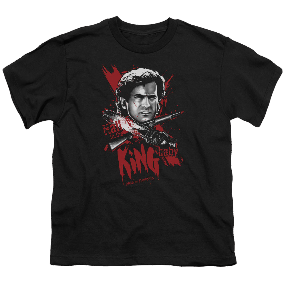 Army of Darkness Army Of Darkness/Hail To The King - Youth T-Shirt Youth T-Shirt (Ages 8-12) Army of Darkness