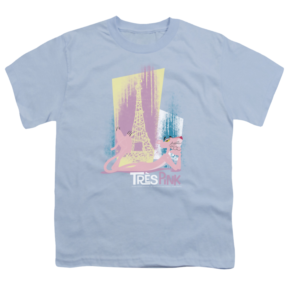 Pink Panther Tres Pink Youth T-Shirt (Ages 8-12) Youth T-Shirt (Ages 8-12) Pink Panther