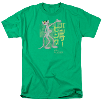 Pink Panther Asian Letters Men's Regular Fit T-Shirt Men's Regular Fit T-Shirt Pink Panther