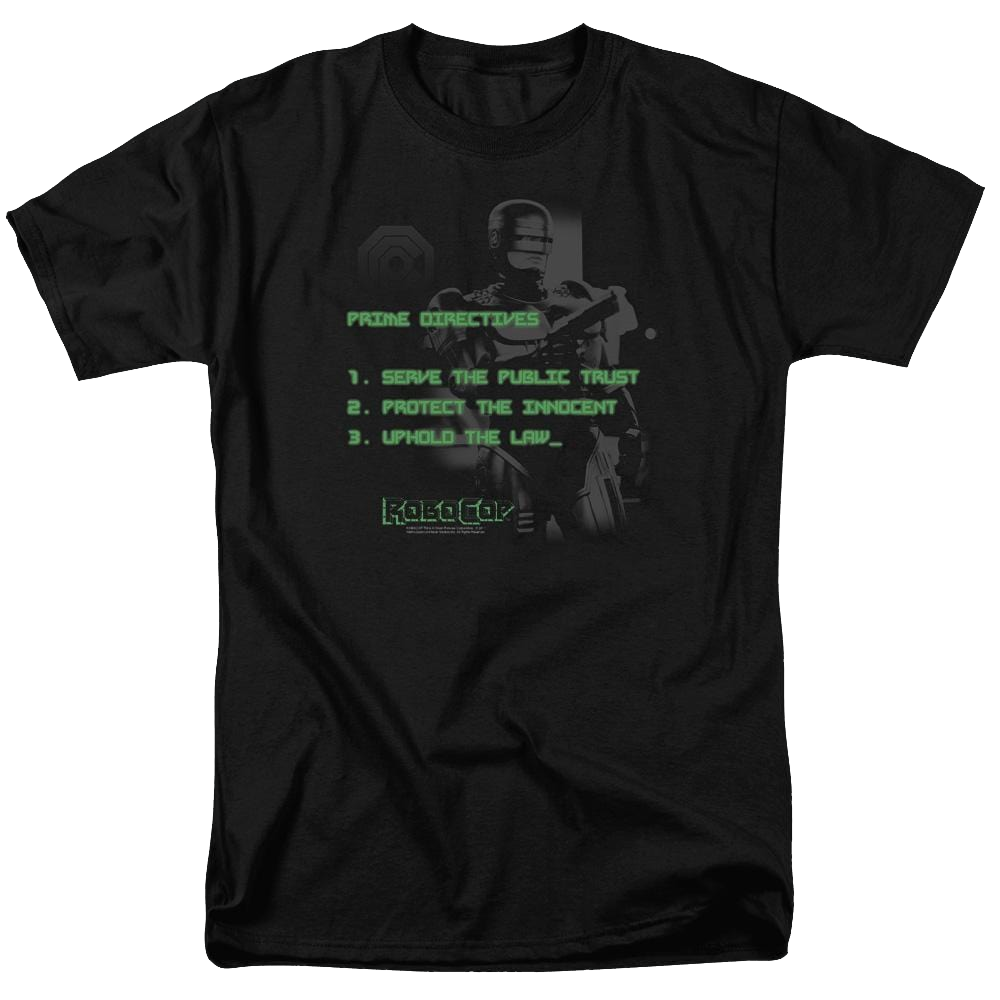 Robocop Prime Directives Men's Regular Fit T-Shirt Men's Regular Fit T-Shirt Robocop
