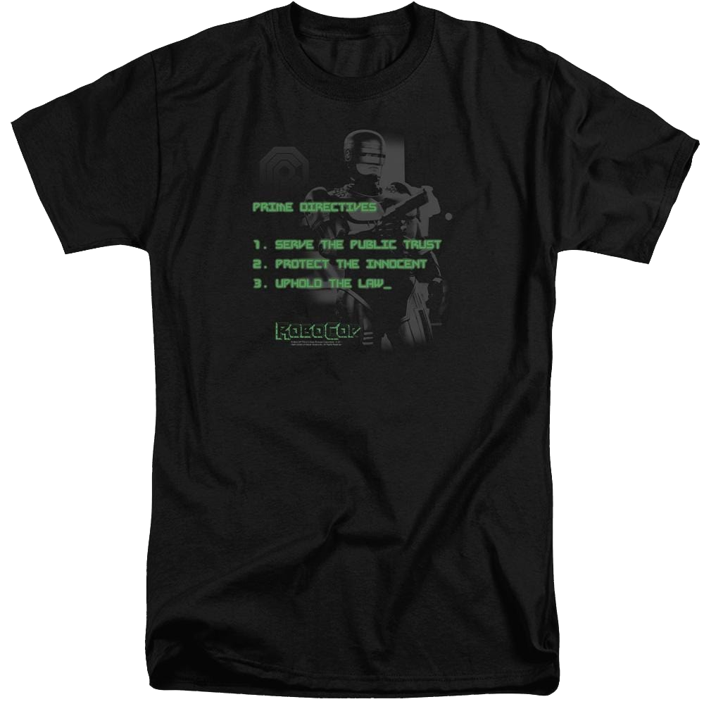 Robocop Prime Directives Men's Tall Fit T-Shirt Men's Tall Fit T-Shirt Robocop