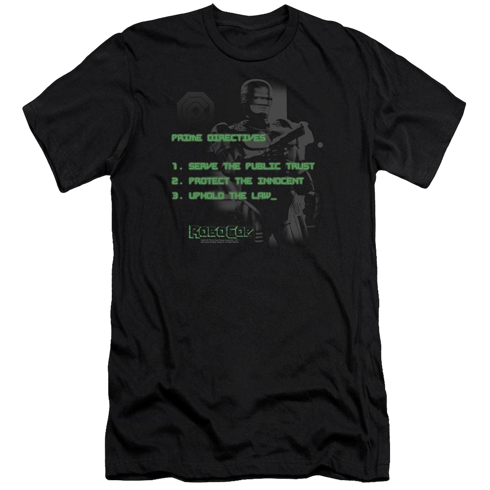 Robocop Prime Directives Men's Premium Slim Fit T-Shirt Men's Premium Slim Fit T-Shirt Robocop