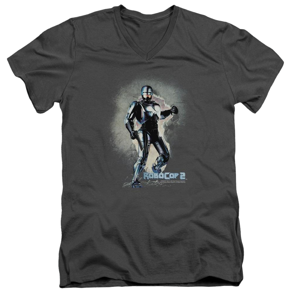 Robocop Break On Through Men's V-Neck T-Shirt Men's V-Neck T-Shirt Robocop