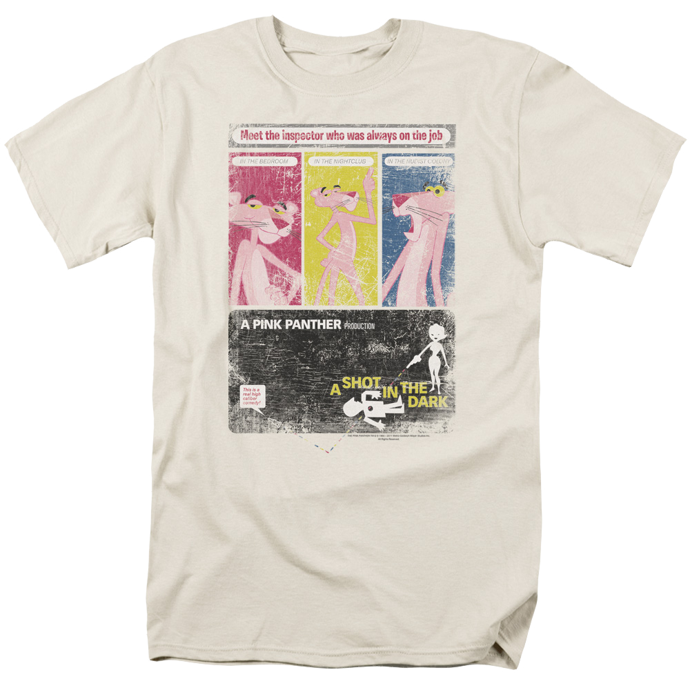 Pink Panther Shot In The Dark Men's Regular Fit T-Shirt Men's Regular Fit T-Shirt Pink Panther