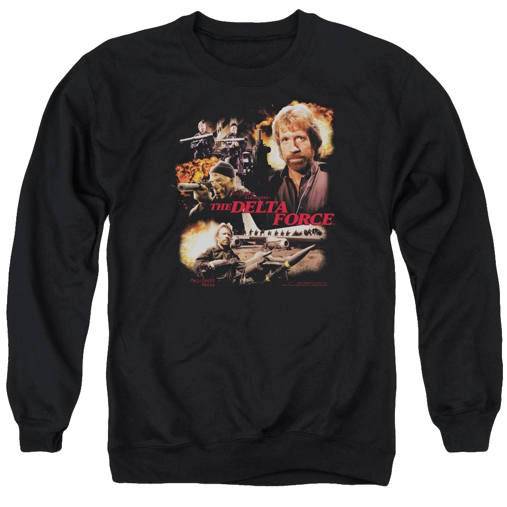 Delta Force Action Pack - Men's Crewneck Sweatshirt Men's Crewneck Sweatshirt Delta Force