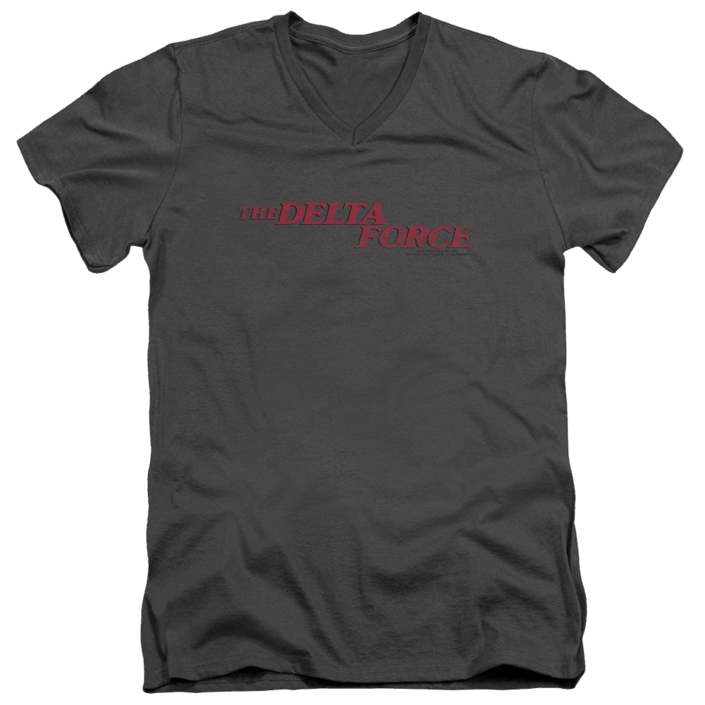 Delta Force Distressed Logo - Men's V-Neck T-Shirt Men's V-Neck T-Shirt Delta Force