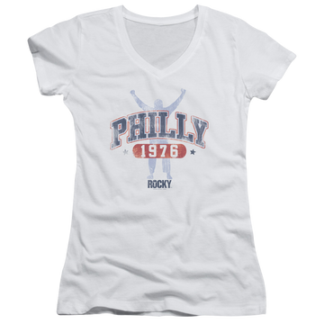 Rocky Philly 1976 - Juniors V-Neck T-Shirt Juniors V-Neck T-Shirt Rocky