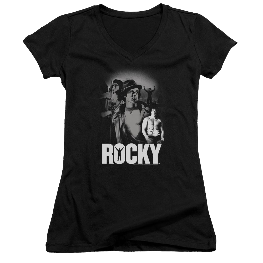 Rocky Making Of A Champ Juniors V-Neck T-Shirt Juniors V-Neck T-Shirt Rocky