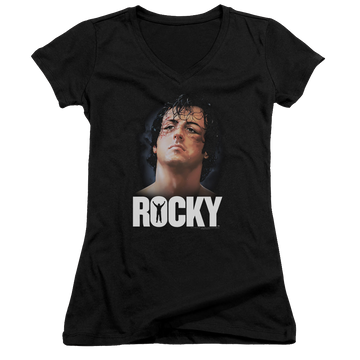 Rocky Rocky/The Champ - Juniors V-Neck T-Shirt Juniors V-Neck T-Shirt Rocky