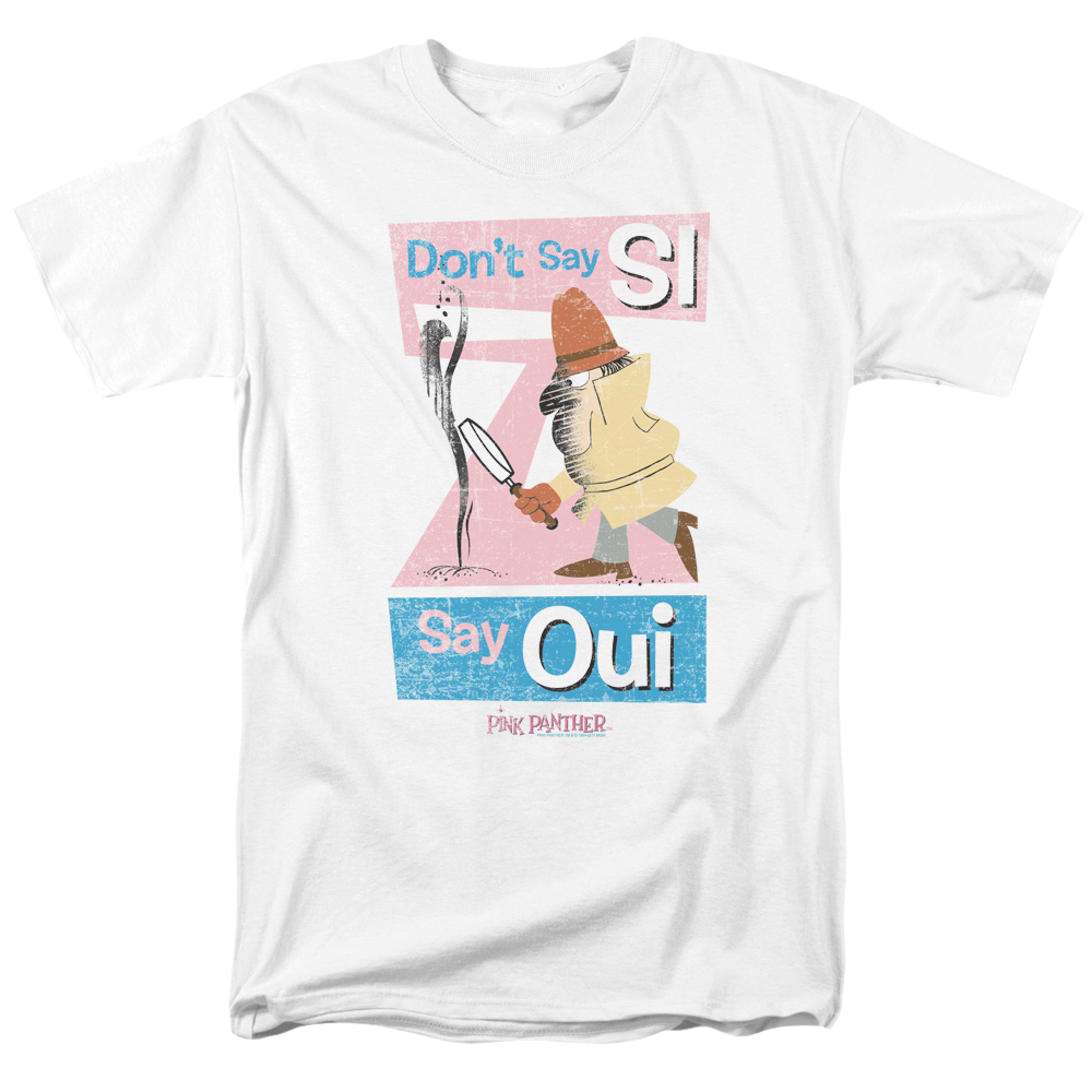 Pink Panther Say Oui Men's Regular Fit T-Shirt Men's Regular Fit T-Shirt Pink Panther