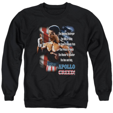 Rocky II The One And Only Men's Crewneck Sweatshirt Men's Crewneck Sweatshirt Rocky