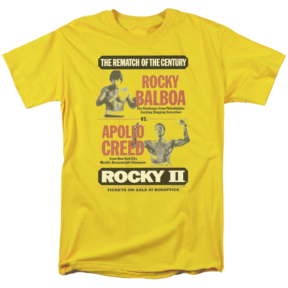 Rocky II Rematch Men's Regular Fit T-Shirt Men's Regular Fit T-Shirt Rocky