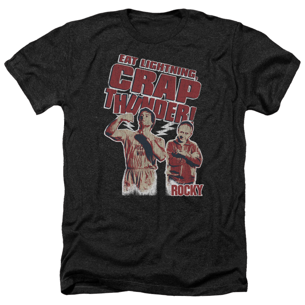 Rocky Eat Lightning - Men's Heather T-Shirt Men's Heather T-Shirt Rocky