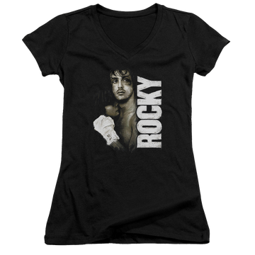 Rocky Painted Rocky - Juniors V-Neck T-Shirt Juniors V-Neck T-Shirt Rocky