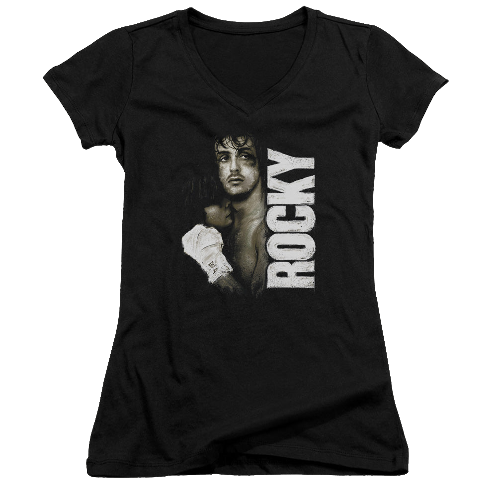 Rocky Painted Rocky - Juniors V-Neck T-Shirt Juniors V-Neck T-Shirt Rocky