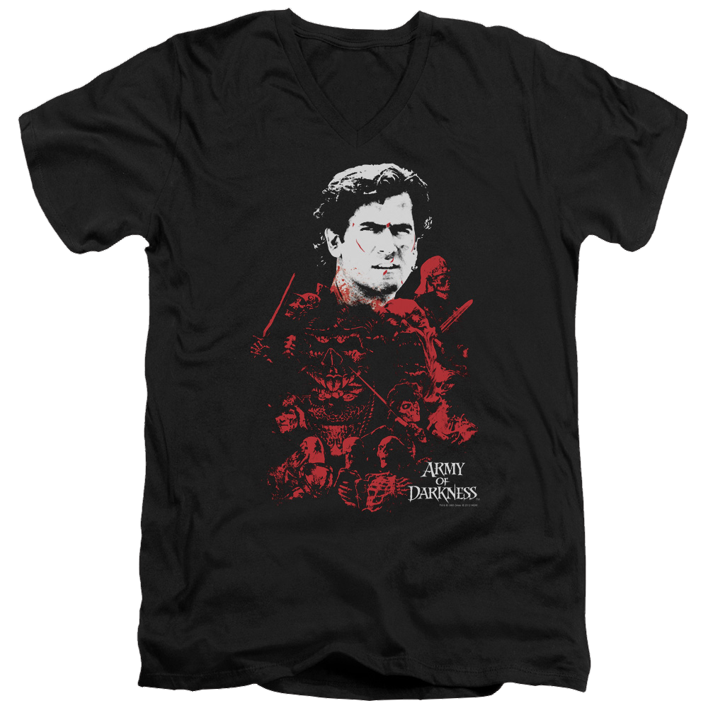 Army Of Darkness Pile Of Baddies - Men's V-Neck T-Shirt Men's V-Neck T-Shirt Army of Darkness