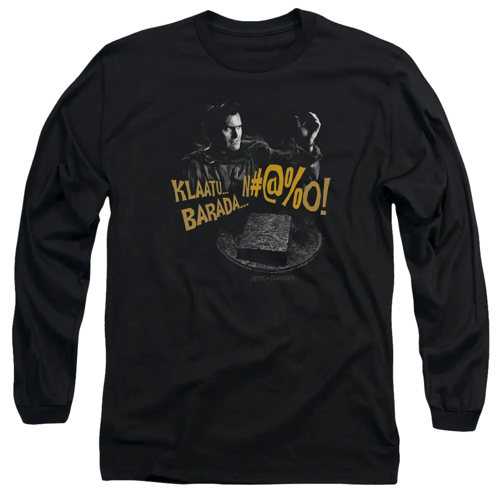 Army Of Darkness Klaatu...barada - Men's Long Sleeve T-Shirt Army of Darkness