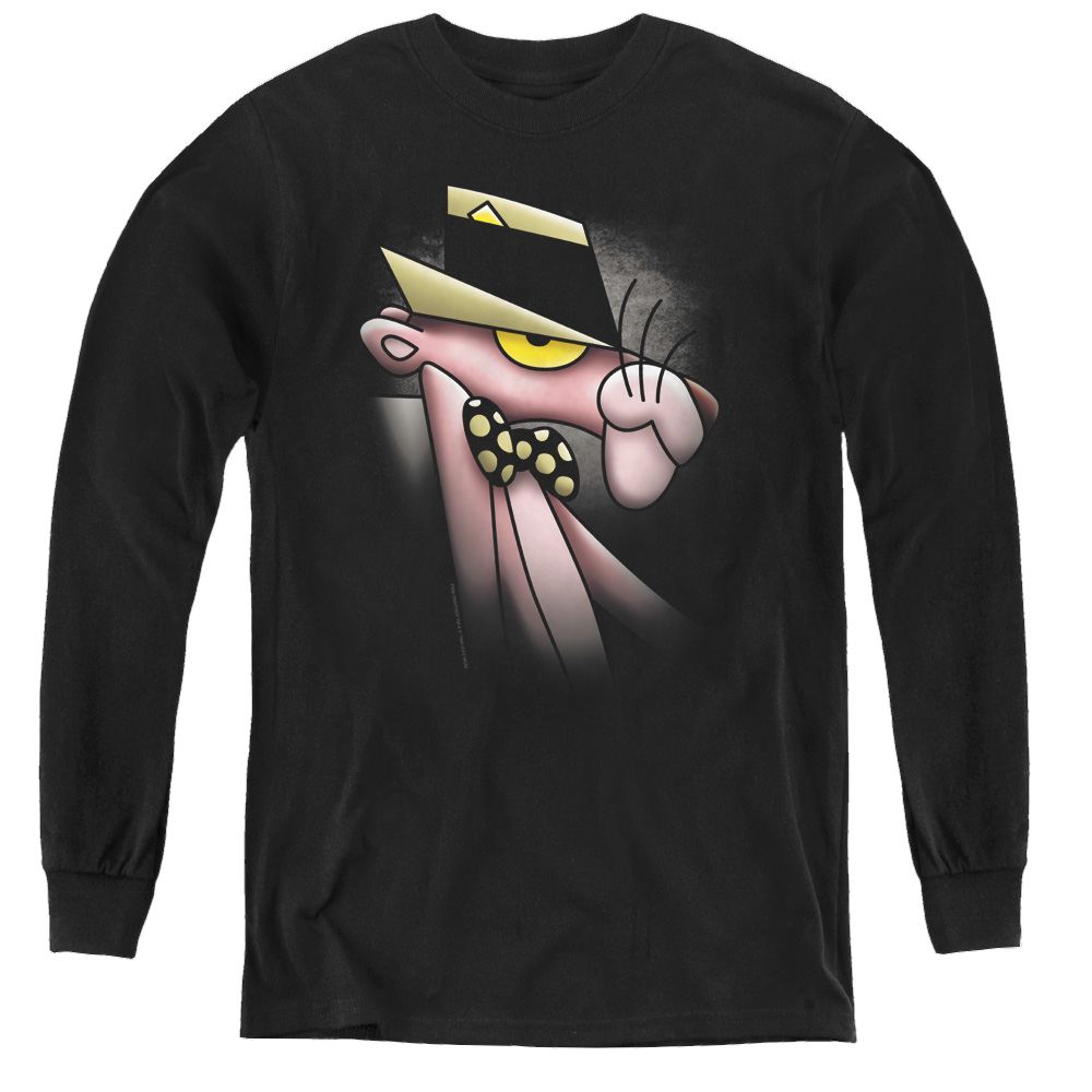 Pink Panther Pink Panther Smooth Panther - Youth Long Sleeve T-Shirt Youth Long Sleeve T-Shirt Pink Panther