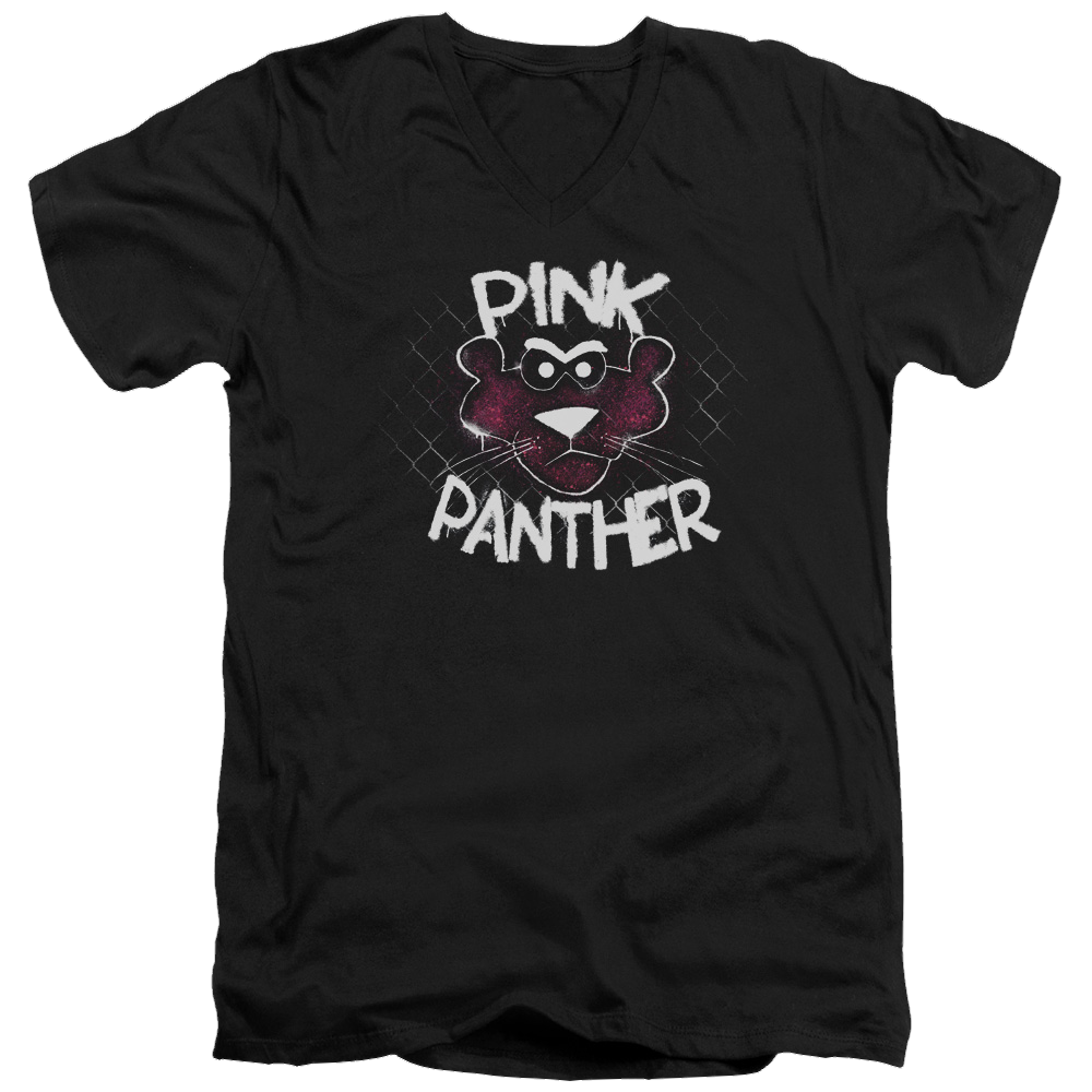 Pink Panther Spray Panther Men's V-Neck T-Shirt Men's V-Neck T-Shirt Pink Panther