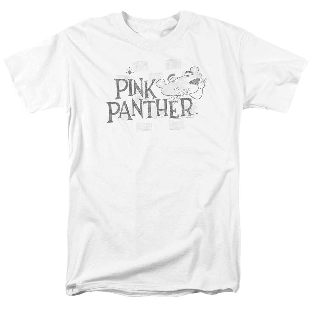 Pink Panther Sketch Logo Men's Regular Fit T-Shirt Men's Regular Fit T-Shirt Pink Panther