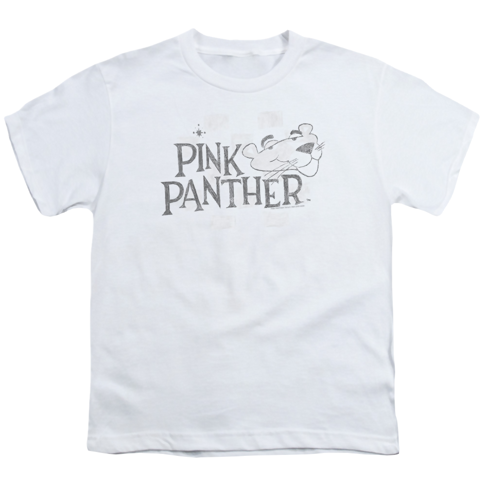 Pink Panther Sketch Logo Youth T-Shirt (Ages 8-12) Youth T-Shirt (Ages 8-12) Pink Panther