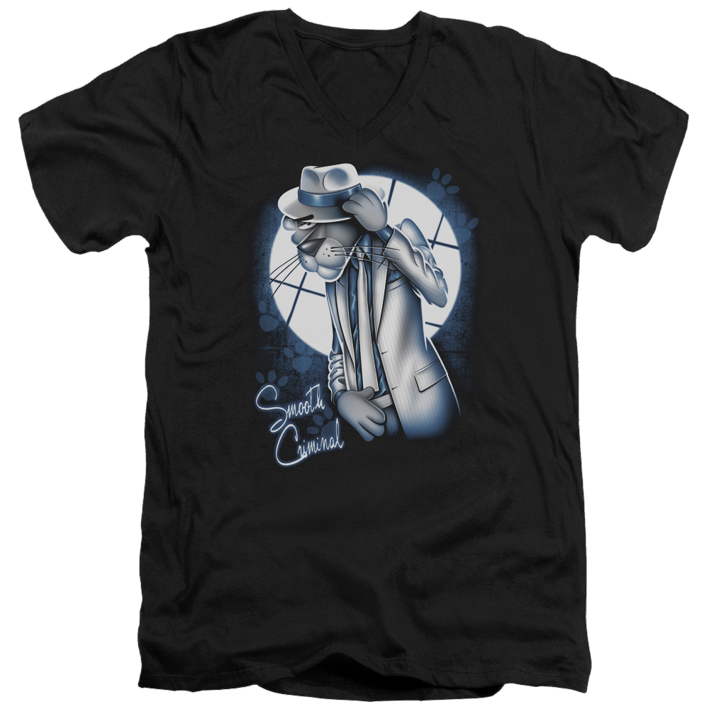 Pink Panther Smooth Criminal Men's V-Neck T-Shirt Men's V-Neck T-Shirt Pink Panther