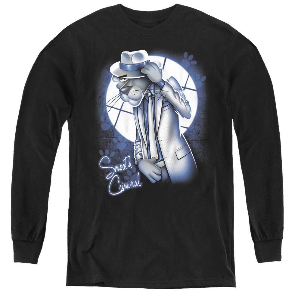 Pink Panther Smooth Criminal - Youth Long Sleeve T-Shirt Youth Long Sleeve T-Shirt Pink Panther